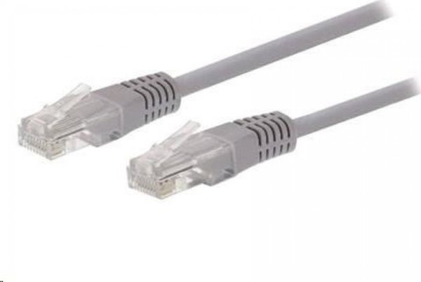 Καλώδιο patchcord C-Tech Cat5e, UTP, γκρι, 0,5 m