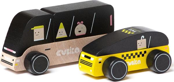 Cubika Ξύλινα Οχήματα Πόλης 18m+ Cubika