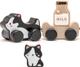 Cubika Ξύλινο Τρένο με Μαγνήτες Cats 18m+, Εκπαιδευτικό Παιχνίδι με 4 Στοιχεία από Οικολογικό Ξύλο