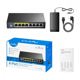 cudy Διακόπτης GS1008P 8-Port Gigabit PoE+ Switch 60W