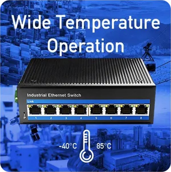 Διακόπτης Cudy PoE 8-port 8x30W 1Gbps βιομηχανικός Cudy IG100P