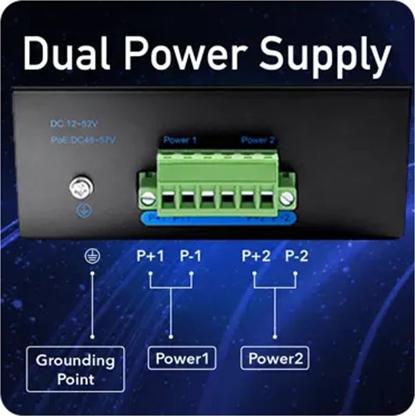 Διακόπτης Cudy PoE 8-port 8x30W 1Gbps βιομηχανικός Cudy IG100P
