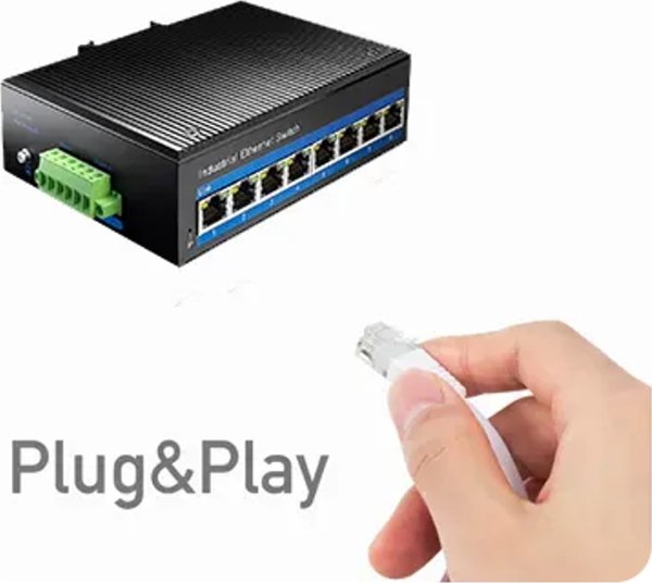 Διακόπτης Cudy PoE 8-port 8x30W 1Gbps βιομηχανικός Cudy IG100P