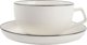 Φλιτζάνι με πιατάκι S|P Collection Studio Base White, 220 ml