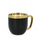 Cup with a spoon Homla SINNES Matt Black, 280 ml