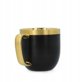 Cup with a spoon Homla SINNES Matt Black, 280 ml