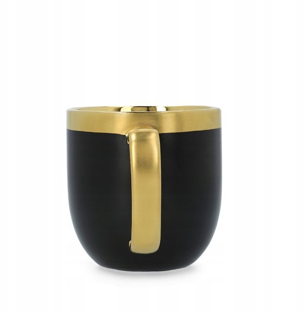 Cup with a spoon Homla SINNES Matt Black, 280 ml