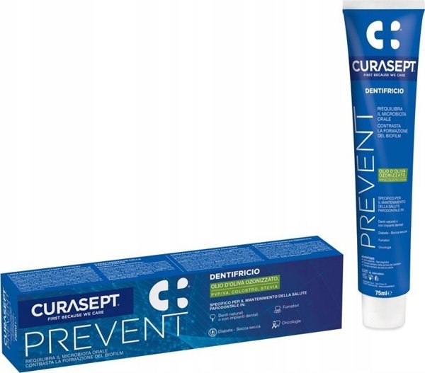 Curasept Prevent - Εξειδικευμένη Οδοντόκρεμα κατά των Παθήσεων Ούλων 75 ml