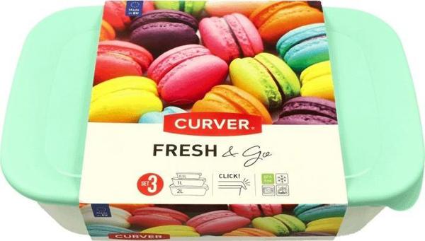 Σετ δοχείων τροφίμων Curver FRESH&GO