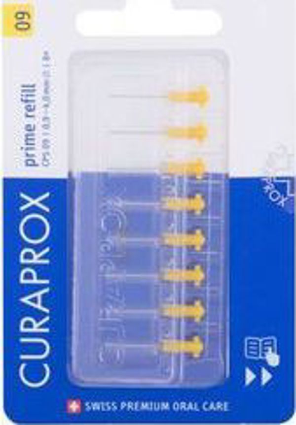Curaprox Prime Refill CPS 09 Μεσοδόντια Βουρτσάκια Καθαρισμού 0.9-4.0mm, 8τμχ