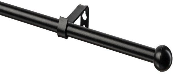 ΚΟΥΡΤΙΝΟΞΥΛΟ ΣΕΤ ΜΑΥΡΟ 160MM D16