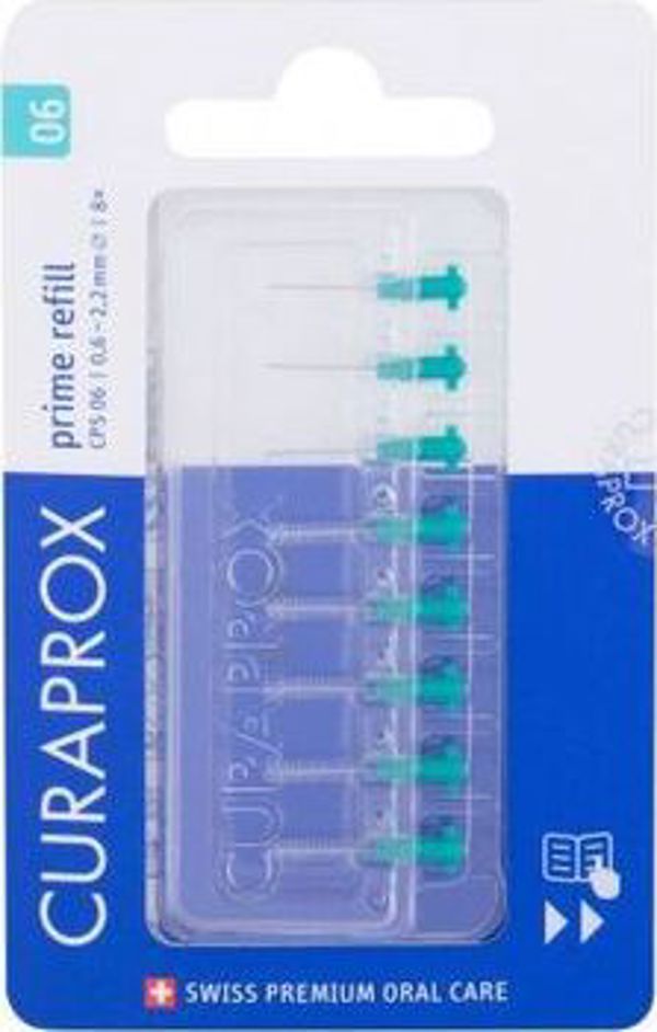 Curaprox Prime CPS 011 Μεσοδόντια Βουρτσάκια, 8τμχ - Ανταλλακτικά Καθαρισμού Δοντιών