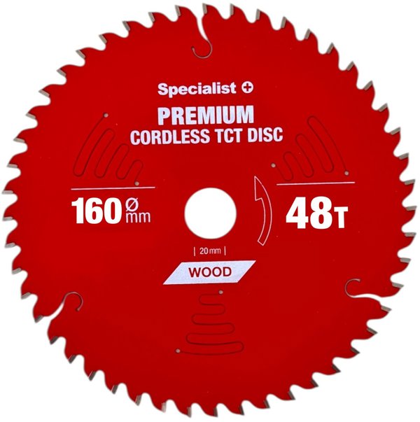 Δίσκος κοπής 160x48Tx20mm, Ασύρματο PREMIUM, SPECIALIST+