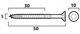 CUTTERS 5,0X50 DFH ZIN(200)