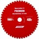 Δίσκος κοπής 190x48Tx30mm, Πολυυλικό PREMIUM, SPECIALIST+