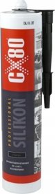 CX80 Σιλικόνη Υψηλής Θερμοκρασίας 310ml - Ανθεκτική έως +380°C - Επαγγελματικό Στεγανωτικό