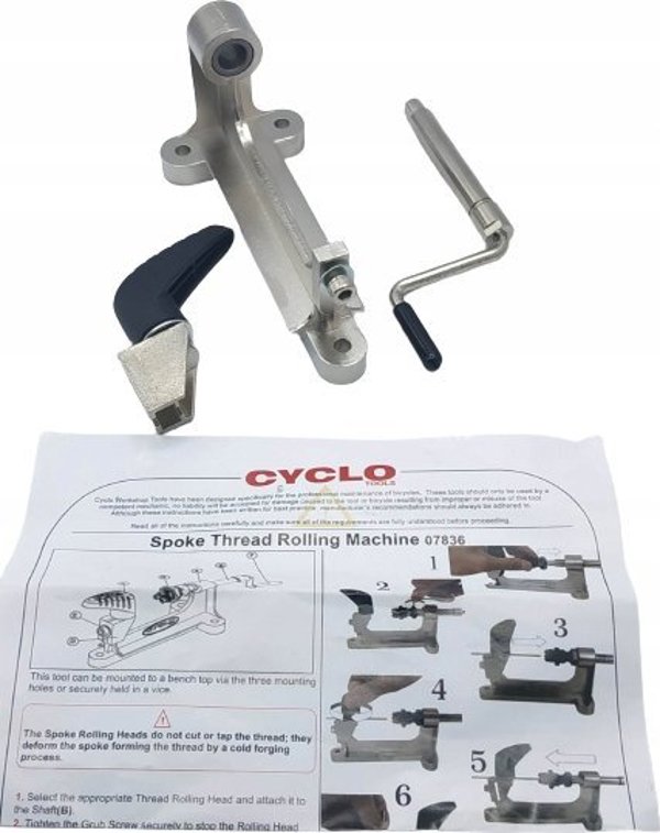 Μηχανή κυκλώματος για σπείρωμα ακτίνων Cyclo CYCLO SPOKE THREAD ROLLING MACHINE, Για ακτίνες 12G 13G 14G (NEW)
