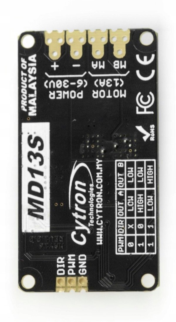 Κυκλώνας MD13S - μονοκάναλος ελεγκτής κινητήρα 30V/13A