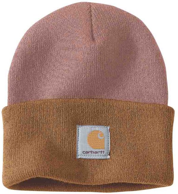 Σκουφάκι Carhartt Πλεκτό με Ρεβέρ Cameo Brown