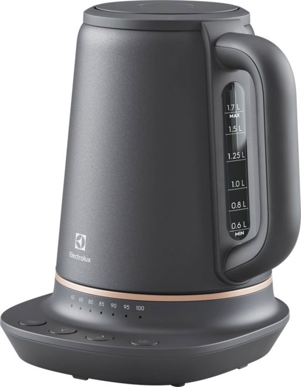 Electrolux Explore 7 E7K1-6BP Βραστήρας 2400W με Ρύθμιση Θερμοκρασίας & Φίλτρο Αλάτων, Γκρι