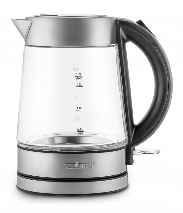 CZAJNIK ZCK 8013 2200W 1,7L INOX-SZKLANY