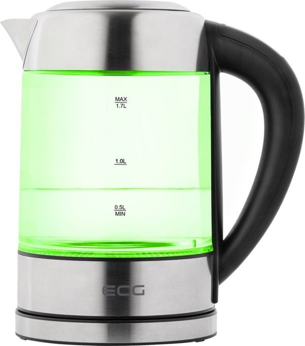 Βραστήρας ECG ECG Colore virdulys 1,7l| 2200 W| Αφαιρούμενος και πλενόμενος φίλτρο κατά των αλάτων lašelinis