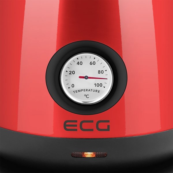 Βραστήρας ECG Kettle ECG RK 1705 Metallico Rosso