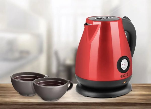 Βραστήρας ECG Kettle ECG RK 1705 Metallico Rosso