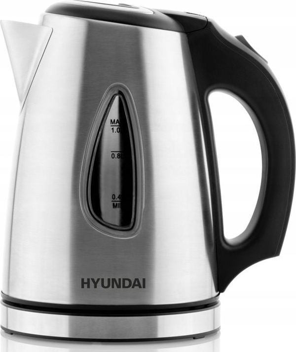 Βραστήρας Hyundai VK118, 1L, 1630W, Μεταλλικός, Ασημί