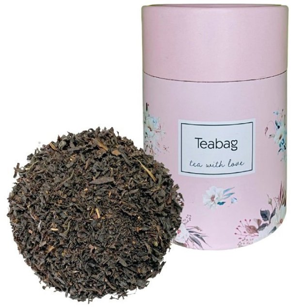 Μαύρο τσάι Earl Grey σε φακελάκια 50g - Ροζ σωλήνας