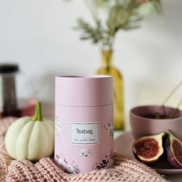 Μαύρο τσάι Earl Grey σε φακελάκια 50g - Ροζ σωλήνας