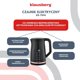 Ηλεκτρικός Βραστήρας Klausberg KB-7896 1,7L με LED Φωτισμό και Ρύθμιση Θερμοκρασίας