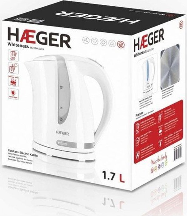 Βραστήρας Haeger Whiteness Λευκός