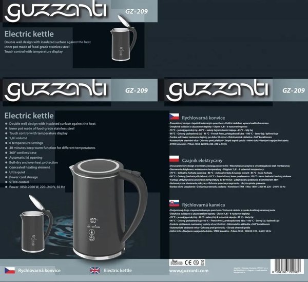 Βραστήρας Guzzanti Guzzanti GZ-209