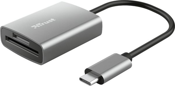 Trust Dalyx Card Reader, USB-C, USB 3.0, Αναγνώστης Καρτών Μνήμης, 24136