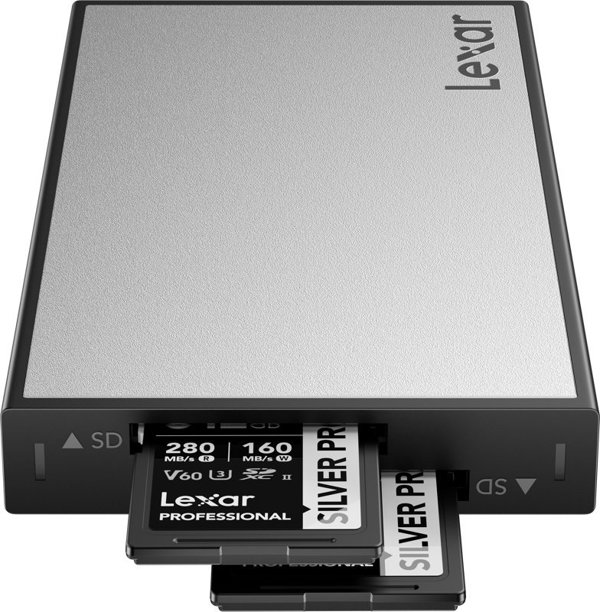 Lexar Lexar Professional Workflow USB 3.2 Gen2 Reader, UHS-II, υποστήριξη Διπλή υποδοχή SD