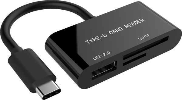 Αναγνώστης Gembird USB-C (UHB-CR3-02)