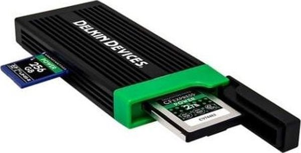 Delkin Delkin Cardreader CFexpress Τύπου B & SD UHS-II (Καλώδια Τύπου C σε C & Τύπου C σε A)