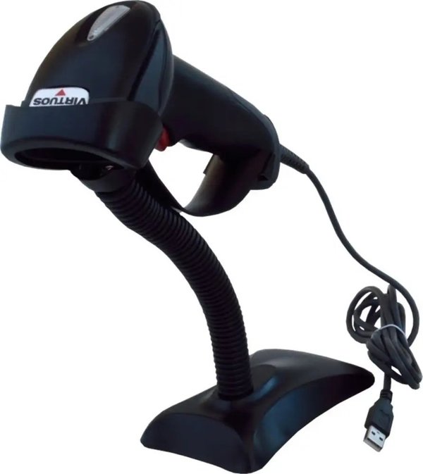 Σαρωτής γραμμωτών κωδίκων Virtuos Virtuos laserová čtečka HT-900A, USB (emulace klávesnice/RS232), černá