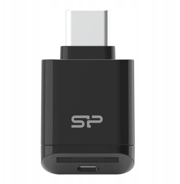 Αναγνώστης καρτών μνήμης Silicon Power USB-C 3.2 Gen 1 microSD μαύρο