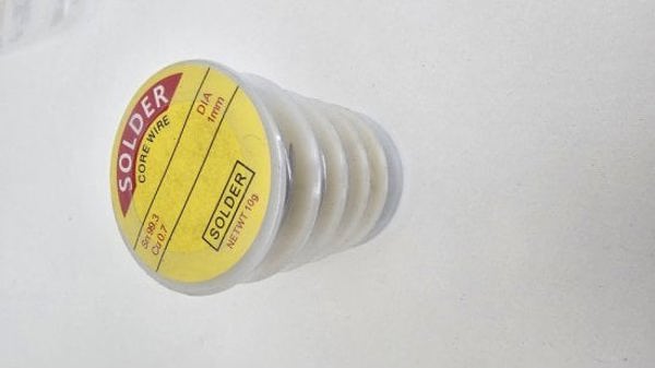 3DSimo Κολλητήρι με Σύρμα Κόλλησης 1mm, 10g, Sn 99.3 Cu 0.7, 5 Καρούλια