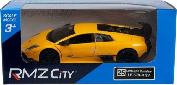 Daffi Lamborghini Murcielago LP 670-4 SV Μεταλλικό Μοντέλο Αυτοκινήτου 1:32 - Κίτρινο