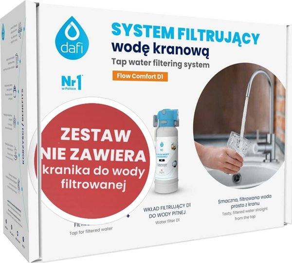Dafi Dafi Flow Comfort D1 Filtr podzlewowy zestaw startowy bez kranika