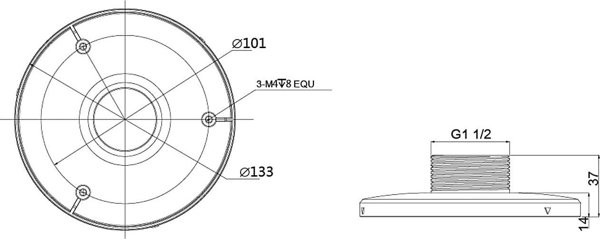 Dahua Technology Βάση στήριξης DAHUA PFA103