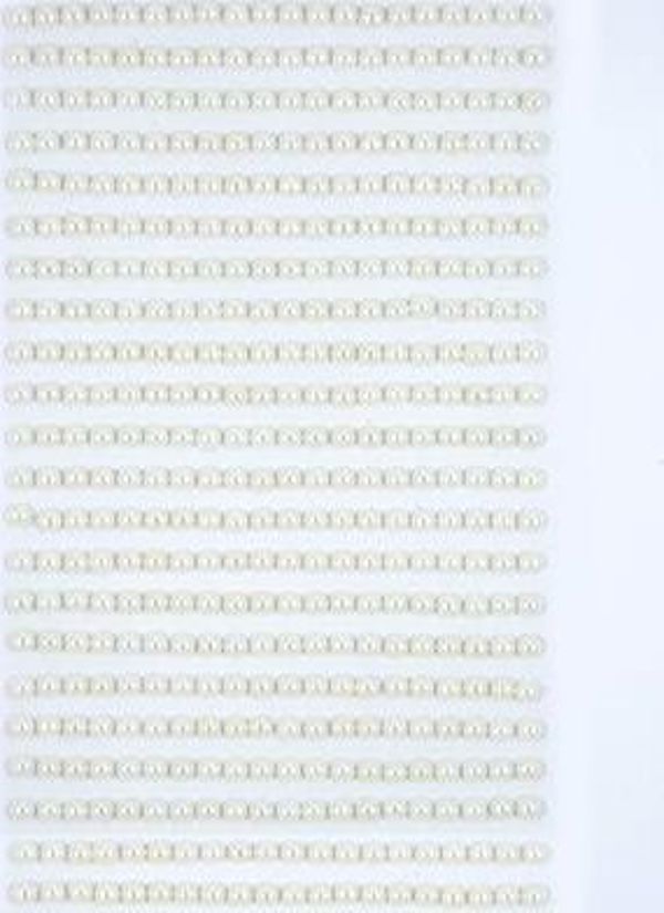Αυτοκόλλητες Πέρλες Dalprint DPCRAFT, 4mm, 440τμχ, Ivory