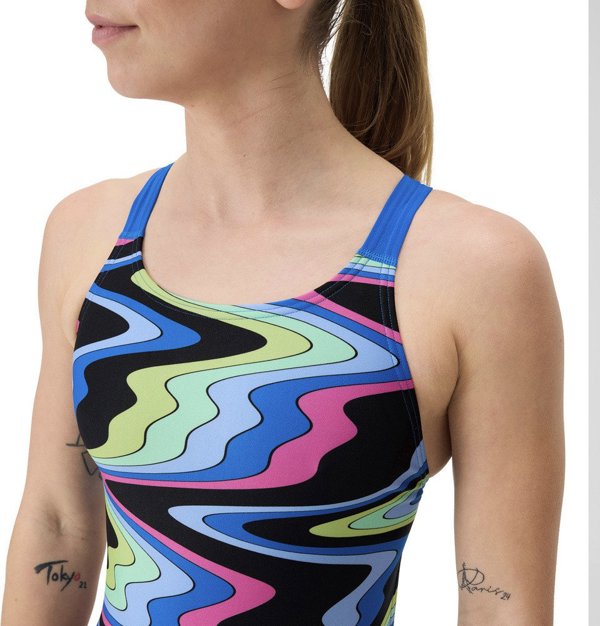 Γυναικείο Μαγιό FL PRINTED LEADERBACK AF