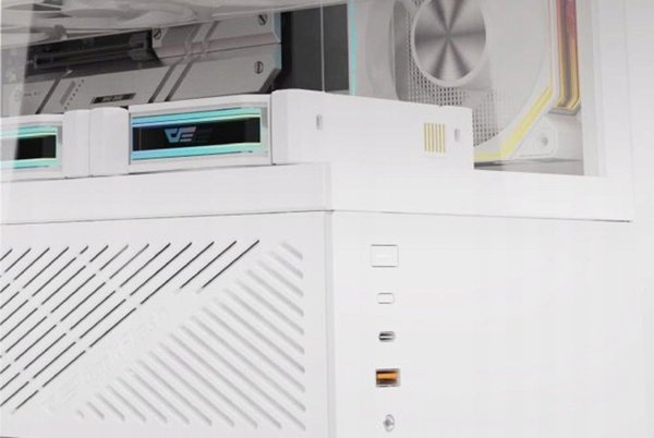 Darkflash DY460 computer case (White) + 4 ARGB fans