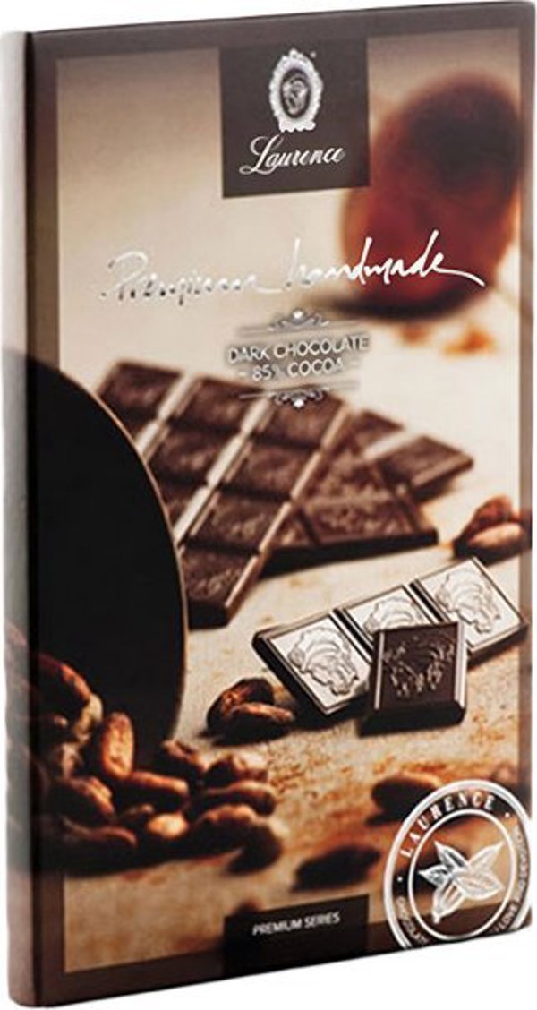 Σκούρα σοκολάτα με 85% κακάο Laurence, 80 g