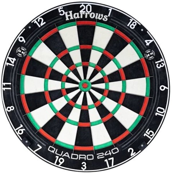 Dartboard HARROWS QUADRO 240
