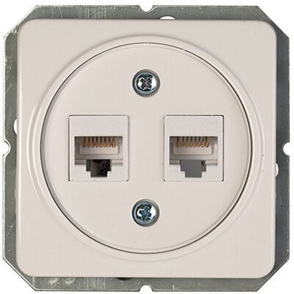 Πρίζα δεδομένων SÜV 2-NE R-TA LX λευκή RJ45